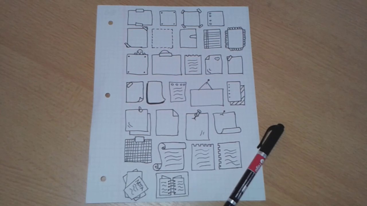 Bullet Journal, Planner, Agenda o Libreta de Apuntes. Dibuja POST IT - Doodlea Conmigo!!