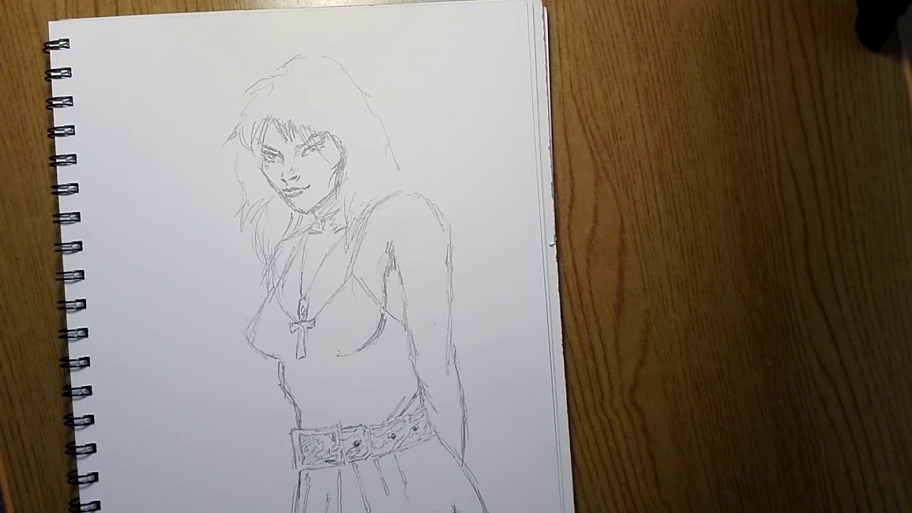 Drawing of Death of the Endless ( Part 1/6 )