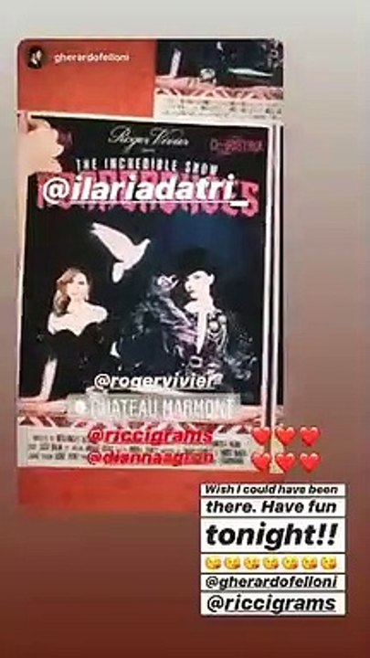 Dianna  Agron posted in her insta stories about the @rogervivier campaign launch in L.A tonight