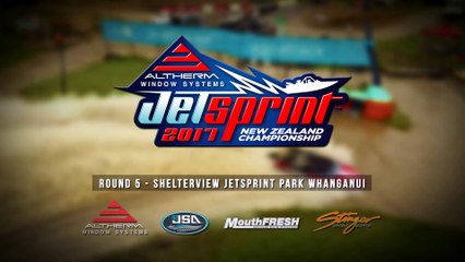 NZ JETSPRINTS 2017 Round 5 - SUPERBOATS - Wanganui