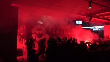 Fenerbahçe'ye coşkulu karşılama