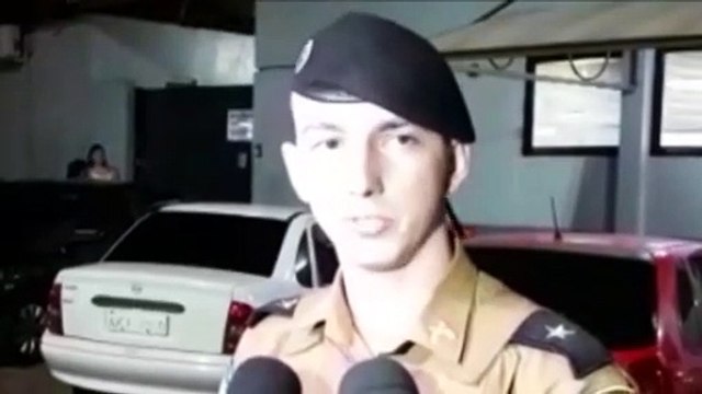 Homem acusado de tentativa de furto é encaminhado para a delegacia