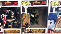 Marvel Spiderman Maximum Venom Venomized Funko Pop Set plus Disney Pixar  Onward Unicorn Chase & pthers