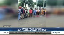 Serang Polisi, 7 Tahanan Polsek Tanjungkarang Barat Lampung Kabur