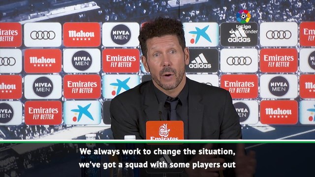 Atletico's dressing room is worried about league position - Simeone