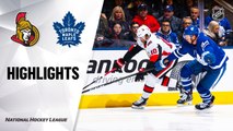 NHL Highlights | Senators @ Maple Leafs 2/01/20