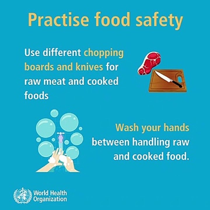 Novel Coronavirus (2019-nCoV) advice for the public (Practice food safety)