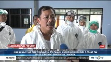 Jelang Observasi 238 WNI, Menkes: Prosedur yang Dilakukan Sesuai Standar WHO