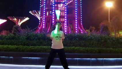 CÔN ĐÈN SIÊU SÁNG tại #KANSHOP bán côn nhị khúc. #Led nunchaku 双节棍