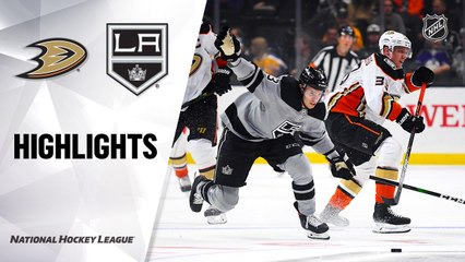 Download Video: NHL Highlights | Ducks @ Kings 2/01/20