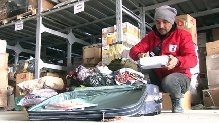 Üniversite öğrencilerinin depremzedelere gönderdiği yardım valizi duygulandırdı