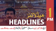 ARY News Headlines | Chairman Senate Sadiq Sanjrani meets MQM-P leadership | 1 AM | 2 Fab 2020