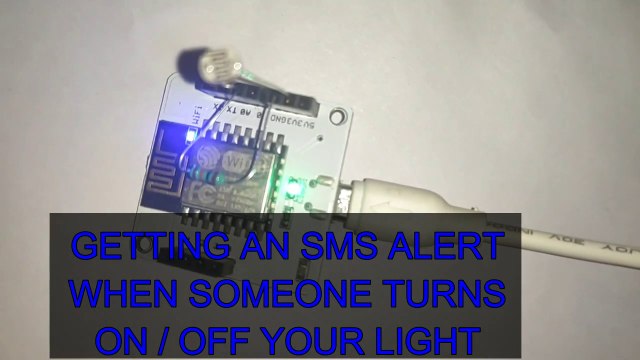 SMS alert system of Room Light Monitoring if turned ON/OFF | Bolt IoT | Twilio | Purnanga Das | IoT Project |