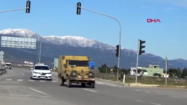 Gaziantep suriye sınırına obüs ve kirpi sevkiyatı
