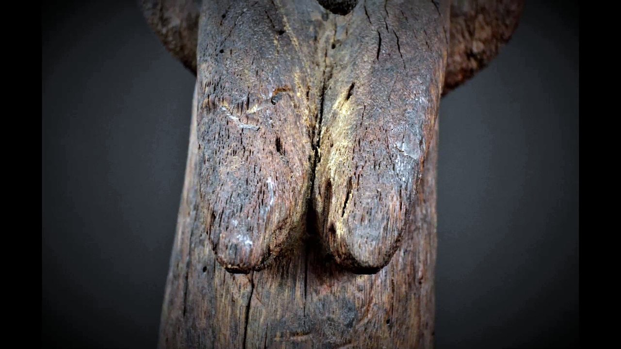 Statue Dogon Nommo bras levés, Mali