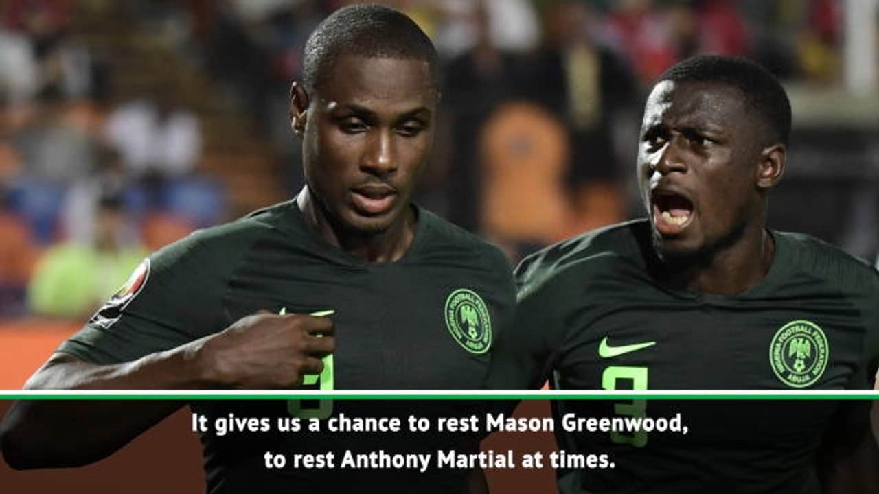 'Proven goalscorer' Ighalo gives Man United options - Solskjaer