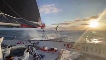 IDEC SPORT 2020 :  30 Noeuds dans l'Indien....ET belles conditions et Cap sur Bonne Espérance