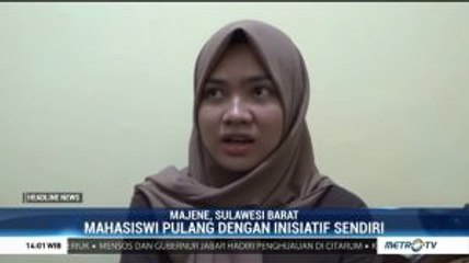 Mahasiswi dari Tiongkok Tiba di Majene