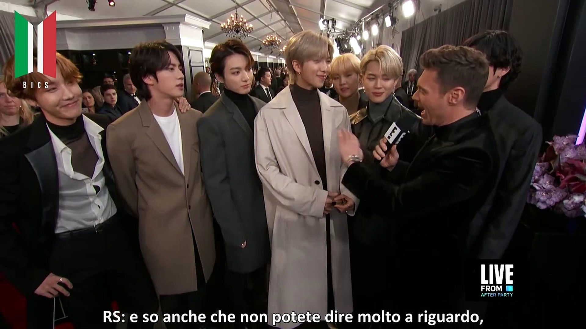 ⁣[SUB ITA] BTS @ GRAMMYs Red Carpet 2020 | E! Red Carpet & Award Shows