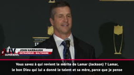 Super Bowl LIV - Le coach de Baltimore donne la raison du succès de Jackson, élu MVP