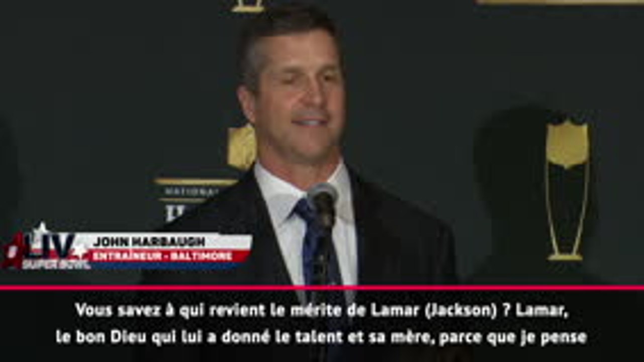Super Bowl LIV - Le coach de Baltimore donne la raison du succès de Jackson, élu MVP