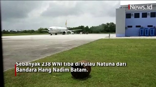 Detik-Detik 238 WNI dari Batam Tiba di Natuna