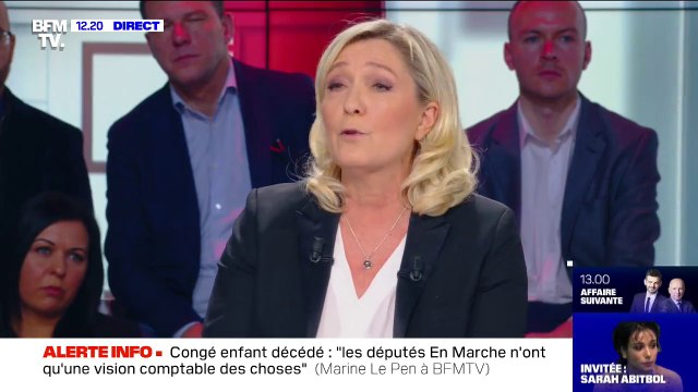Marine Le Pen promet de mettre en oeuvre des référendums sur un certain nombre de sujets si elle est élue en 2022