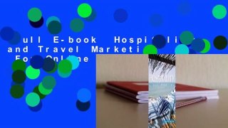 Full E-book  Hospitality and Travel Marketing  For Online