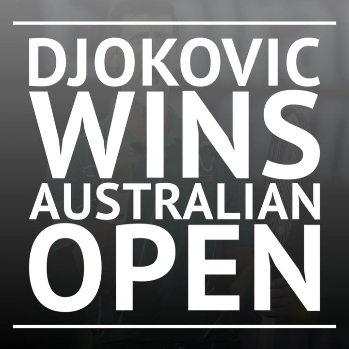 Djokovic wins Australian Open