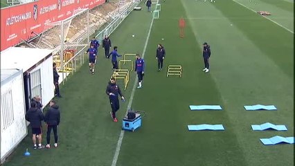 Un Atlético mermado regresa al trabajo tras el fiasco en el Bernabéu