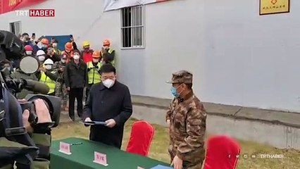 Çin'de Koronavirüs hastanesi açıldı