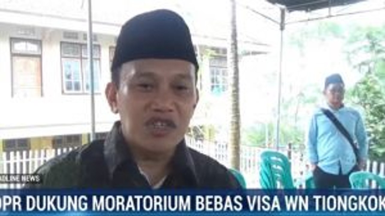DPR Dukung Kebijakan Pemerintah Moratorium Bebas Visa Bagi Turis Tiongkok