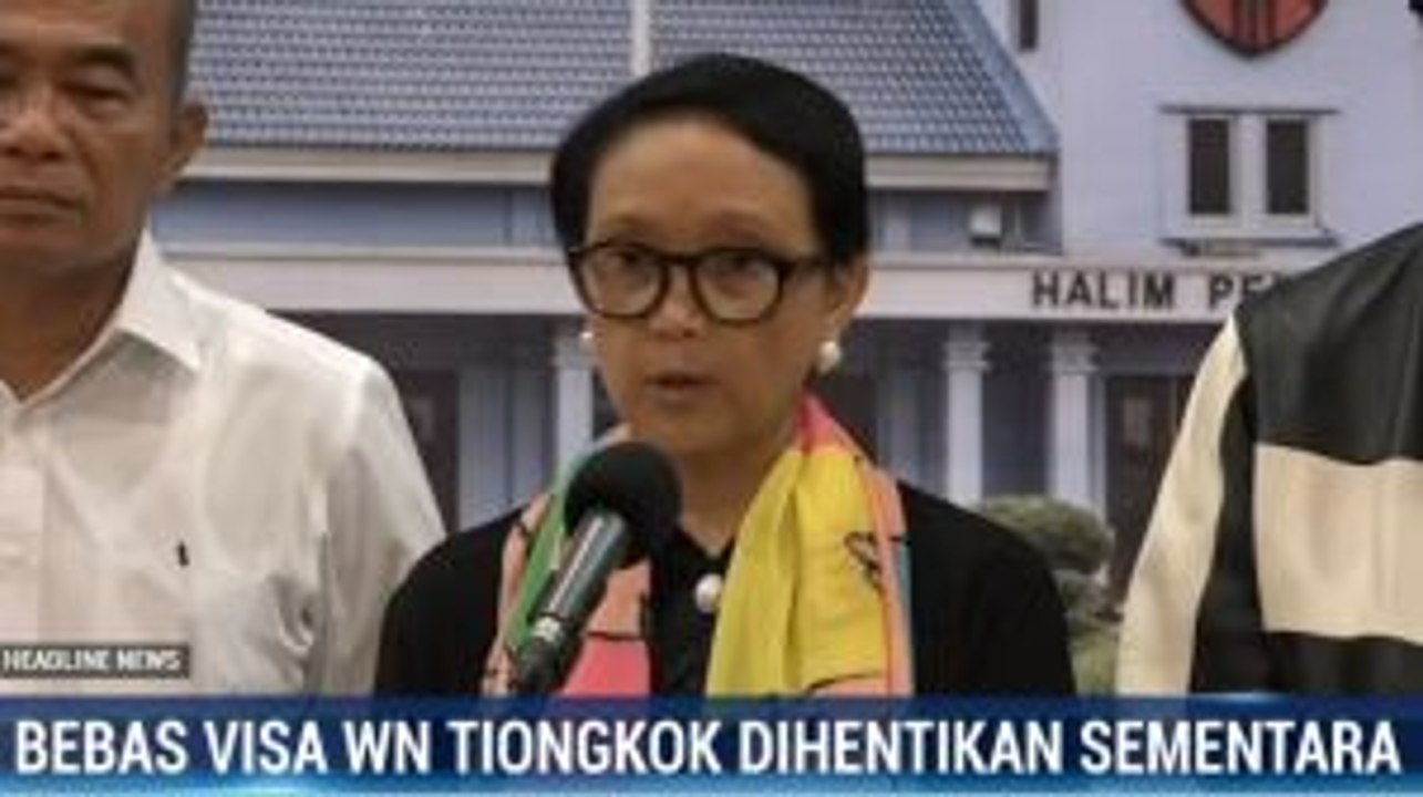 Kebijakan Bebas Visa Bagi Turis Tiongkok Dihentikan Sementara