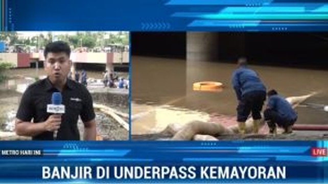 Banjir Underpass Kemayoran Ditargetkan Surut dalam 2-3 Hari