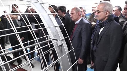 Bakan Turhan, incelemelerde bulundu