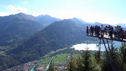Harder Kulm avec le train Interlaken Harderbahn