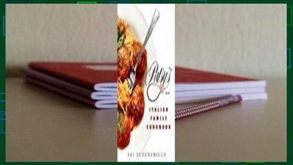 About For Books  Patsy's Italian Family Cookbook  For Online