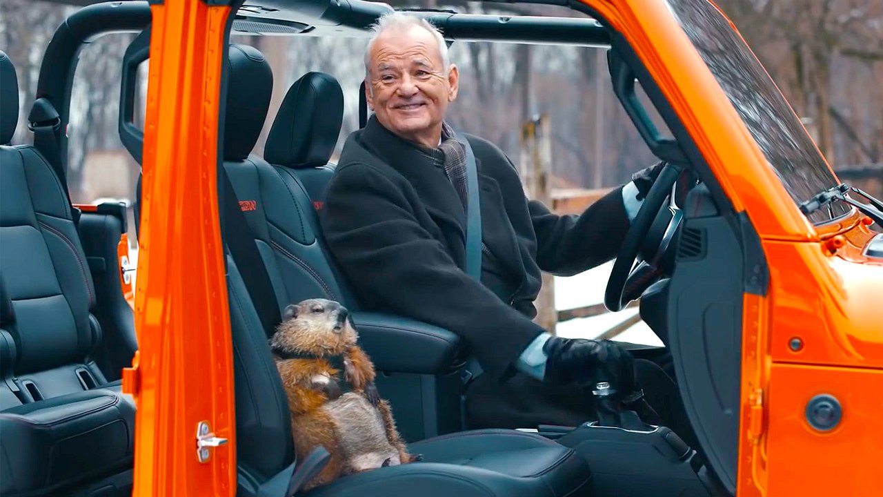 Jeep “Groundhog Day” Super Bowl Commercial 2020 with Bill Murray