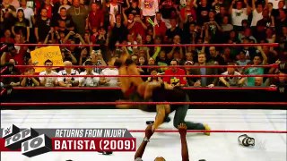 Greatest returns from injury- WWE Top 10, Feb. 2, 2020