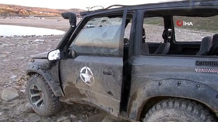 Sarıyer Kısırkaya plajında Off-Road cipi takla attı