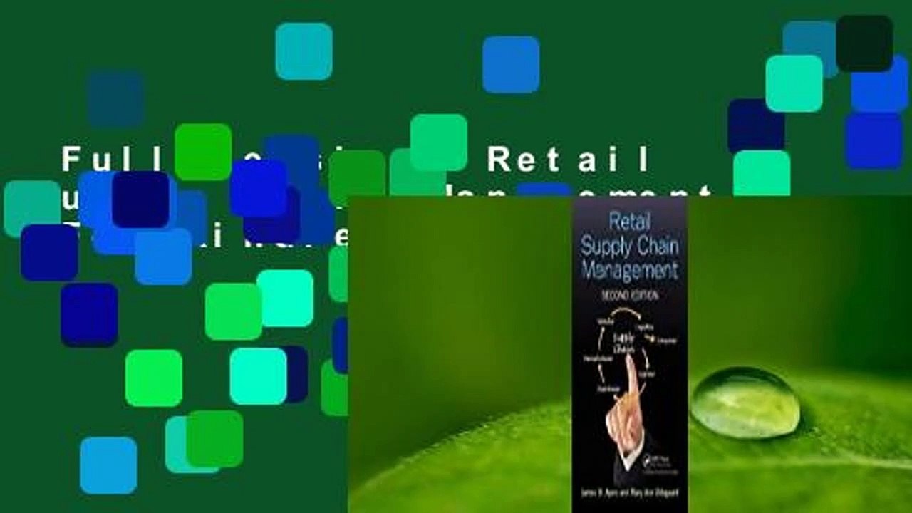 Full version  Retail Supply Chain Management  For Kindle