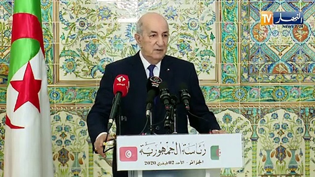 رئيس الجمهورية: نحن مستمرون في مكافحة الإرهاب وأمن وإستقرار تونس هو أمن وإستقرار الجزائر