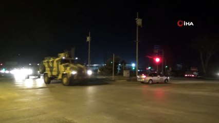 Reyhanlı sınırına komanda ve askeri araç takviyesi