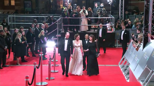 Duke and Duchess of Cambridge arrive at the BAFTA's
