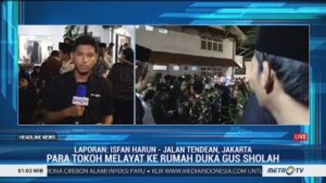 Sejumlah Tokoh Melayat ke Rumah Duka Gus Sholah