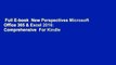 Full E-book  New Perspectives Microsoft Office 365 & Excel 2016: Comprehensive  For Kindle