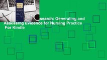 [Read] Nursing Research: Generating and Assessing Evidence for Nursing Practice  For Kindle