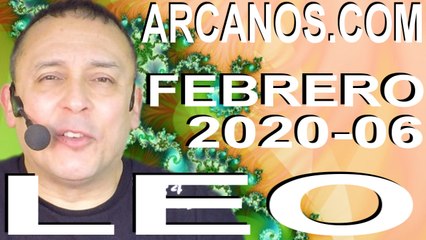 LEO ENERO 2020 ARCANOS.COM - Horóscopo 2 al 8 de febrero de 2020 - Semana 06