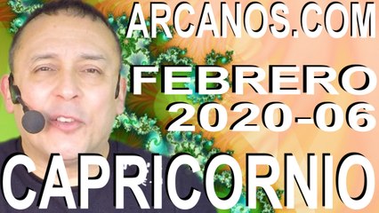 CAPRICORNIO ENERO 2020 ARCANOS.COM - Horóscopo 2 al 8 de febrero de 2020 - Semana 06
