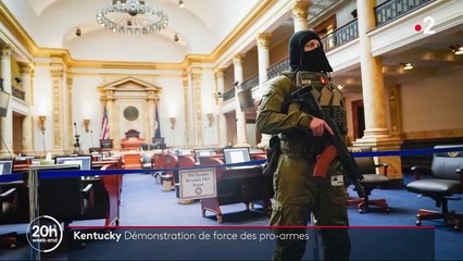 États-Unis : des activistes pro-armes font une démonstration de force dans le Kentucky